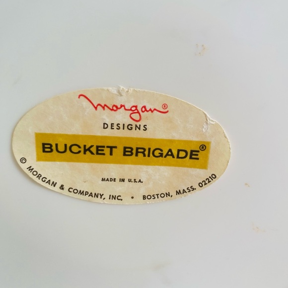 Vintage Morgan Designs Bucket Brigade Ice Bucket - Picture 10 of 11